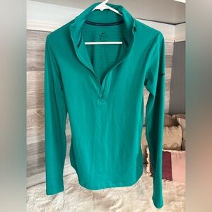 Nike Women's Aqua Half-Zip Sweatshirt